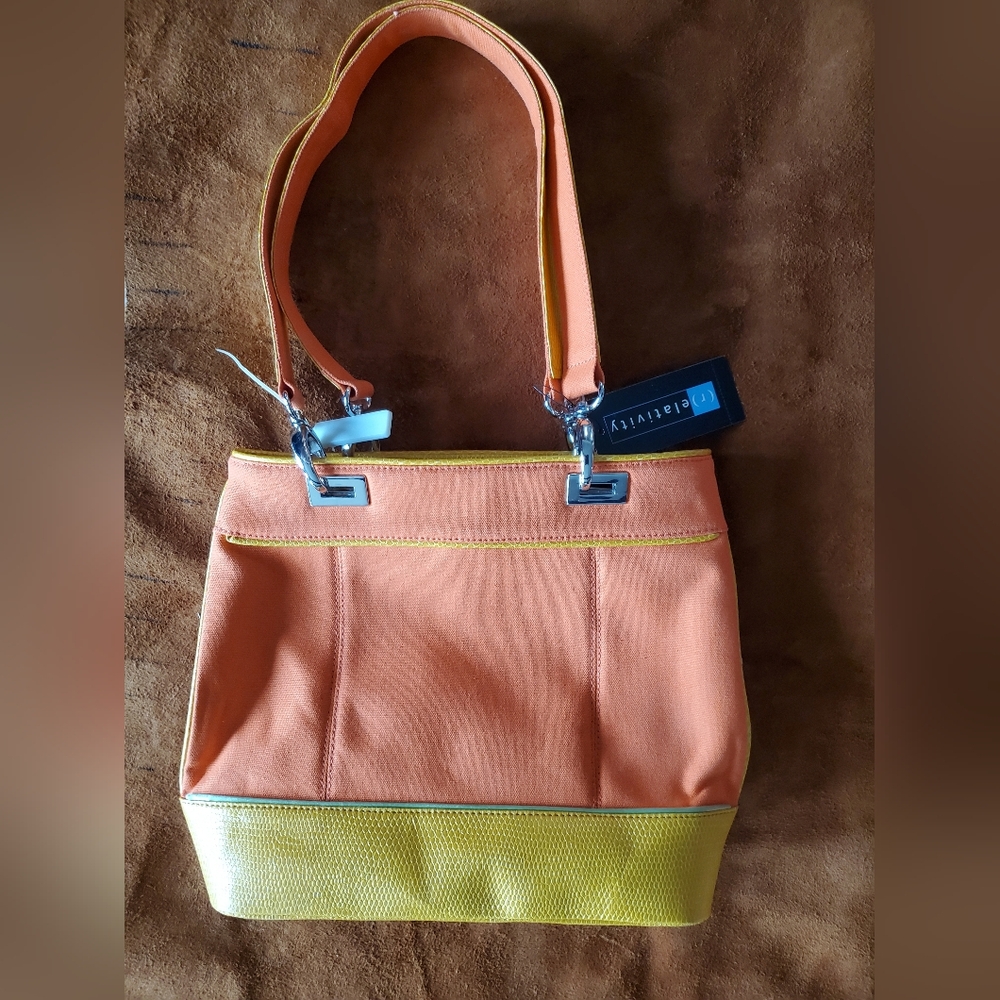 Relativity Two-Tone Orange and Yellow Purce